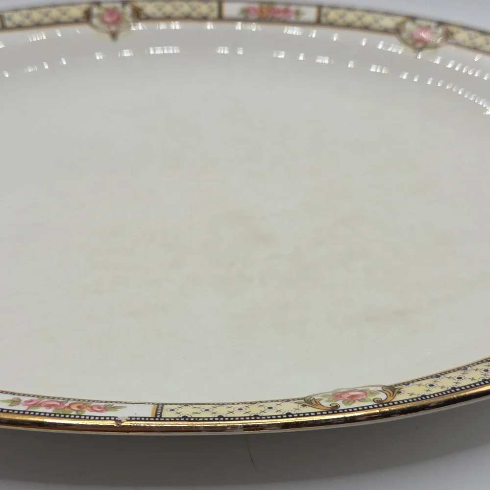 Homer Laughlin Empress Rose Lattice Platter